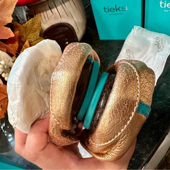 Tieks Rose Gold Glam Size 7. BNIB - Picture 8 of 8